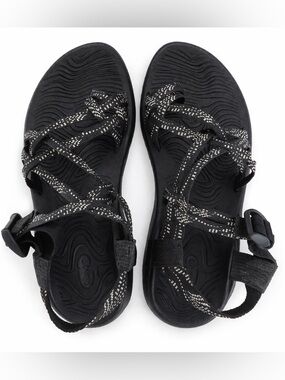 Chaco Z/Volv X2 Sandals Women's 8 Black White Hiking Trail Outdoor Sport